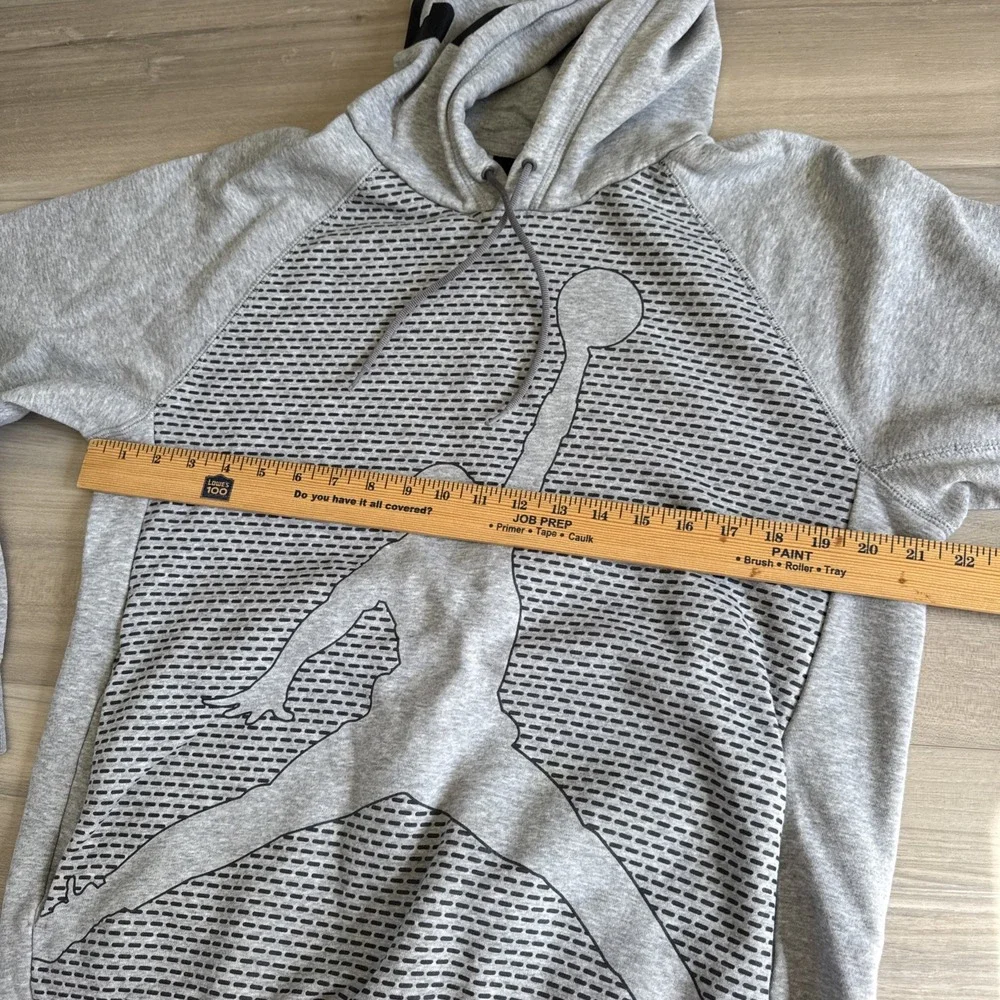Michael Jordan #23 Sweatshirt Hoodie‎ Air Jordan Jumpman Nike Gray Grey Men's M